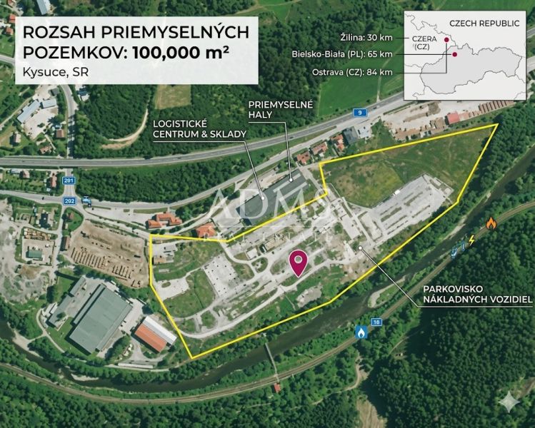 Industrial plots Oščadnica