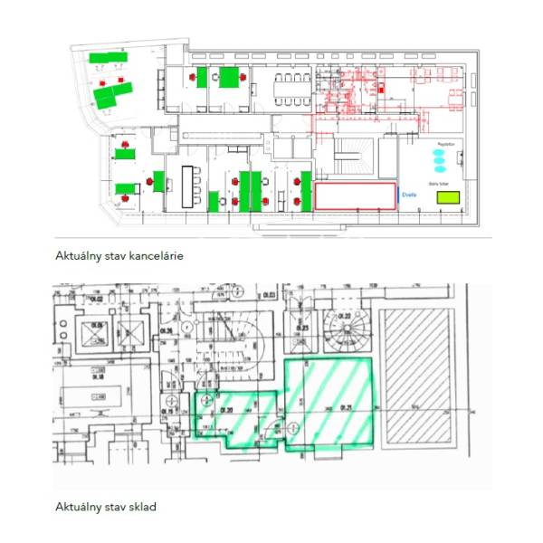 Office space in the center Žilina