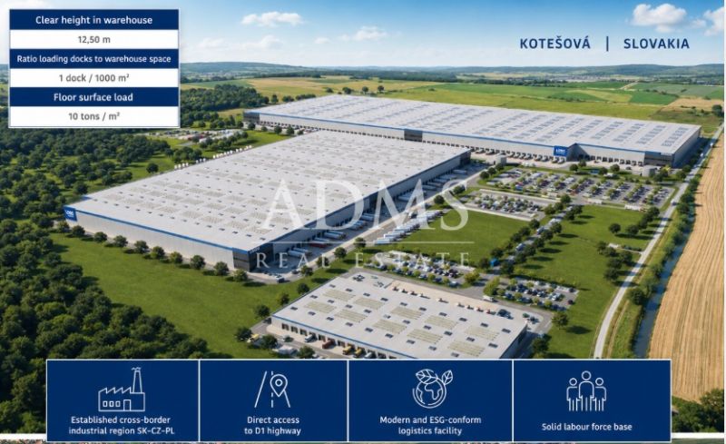 Industrial plots Kotešová